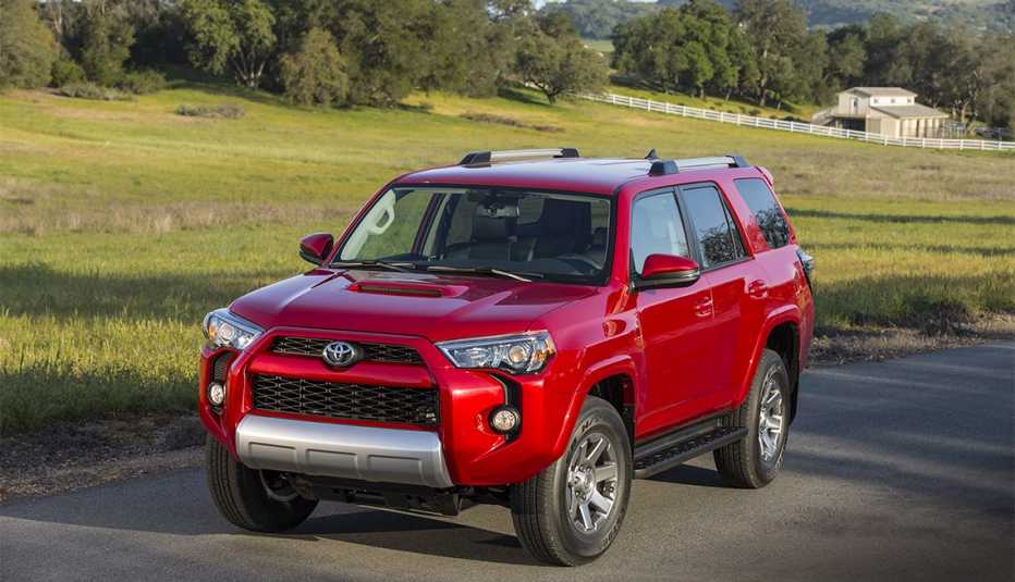 red Toyota 4Runner