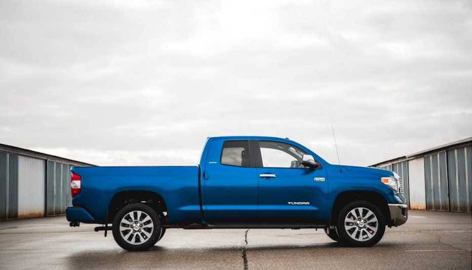 blue Toyota Tundra