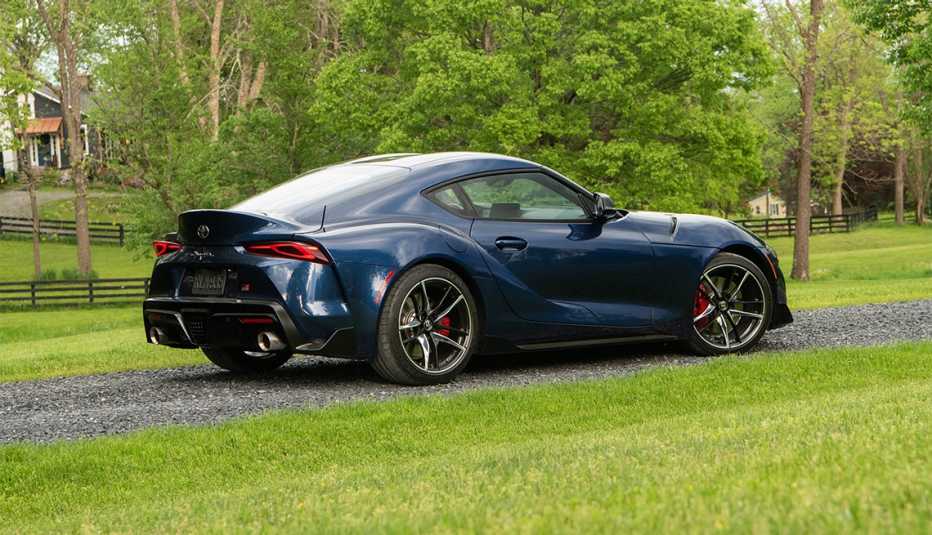 dark blue 2020 Toyota Supra