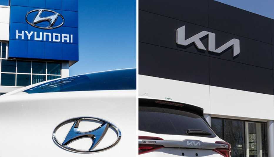 hyundai and kia signs