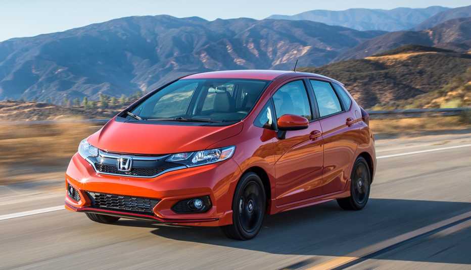 Honda Fit Sport in Orange Fury