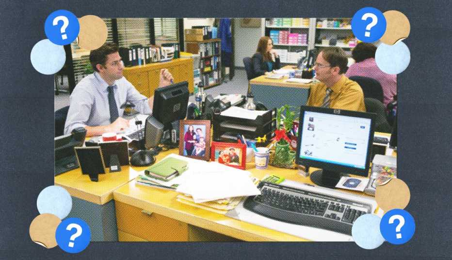 Jim and Dwight