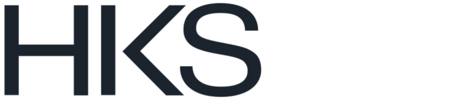 HKS logo with text that reads "HKS"