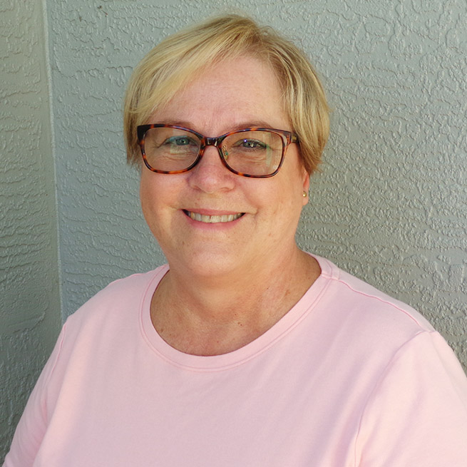 A close up photo of Nancy Culling