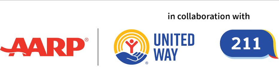 in collaboration with a a r p, united way and two one one