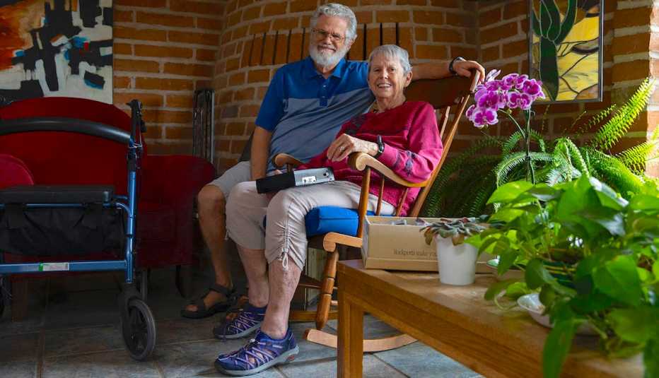 David and Fran Buss at home on Sept. 24, 2019 in Tucson, Ariz. 