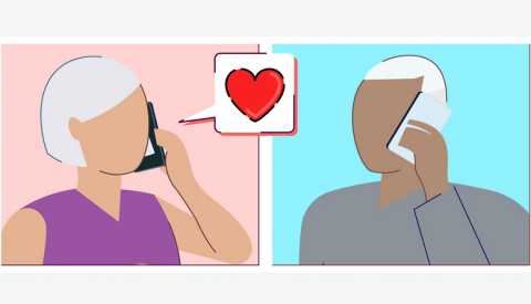 What to do when a friend loses a loved one two friends talking to each other on cell phones