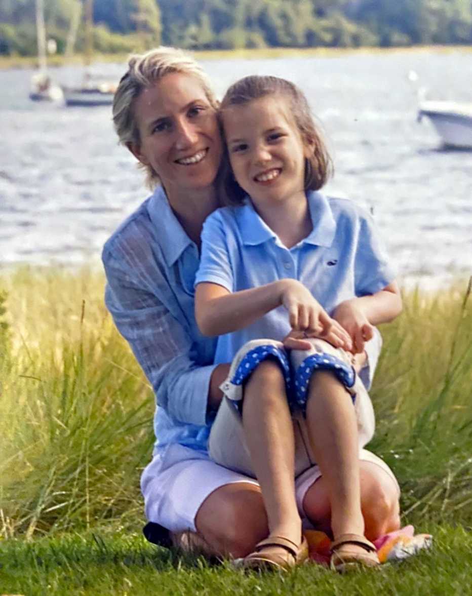 Eileen and Erin O’Connor on Cape Cod in 2008