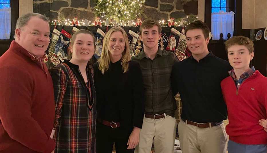 The O’Connor family, left to right: Bill, Erin, Eileen, Will, Patrick and Jay