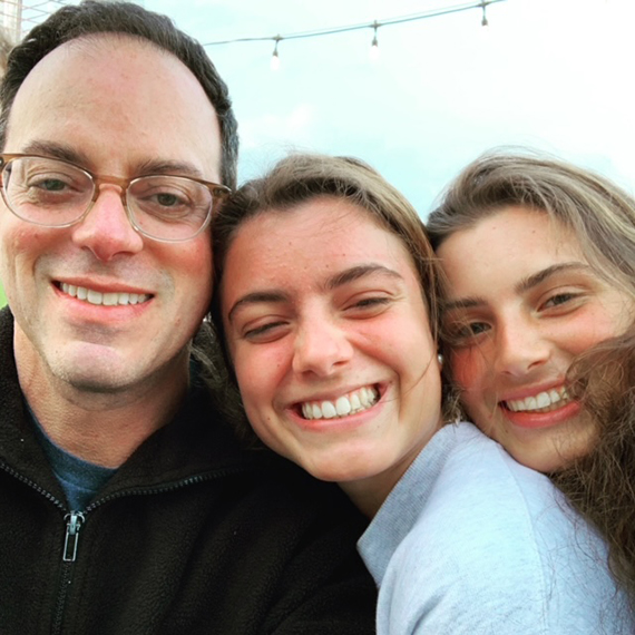 ken zuckerman with daughters maya and alanis