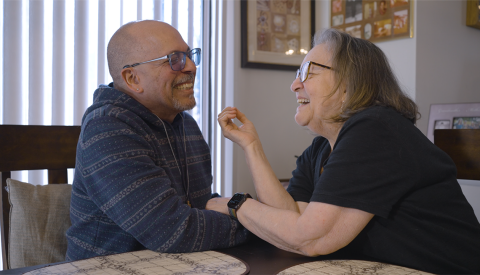 john richard pagan and his mother diana pagan who he moved in with after his diagnosis john richard pagan and his mother diana pagan who he moved in with after his diagnosis