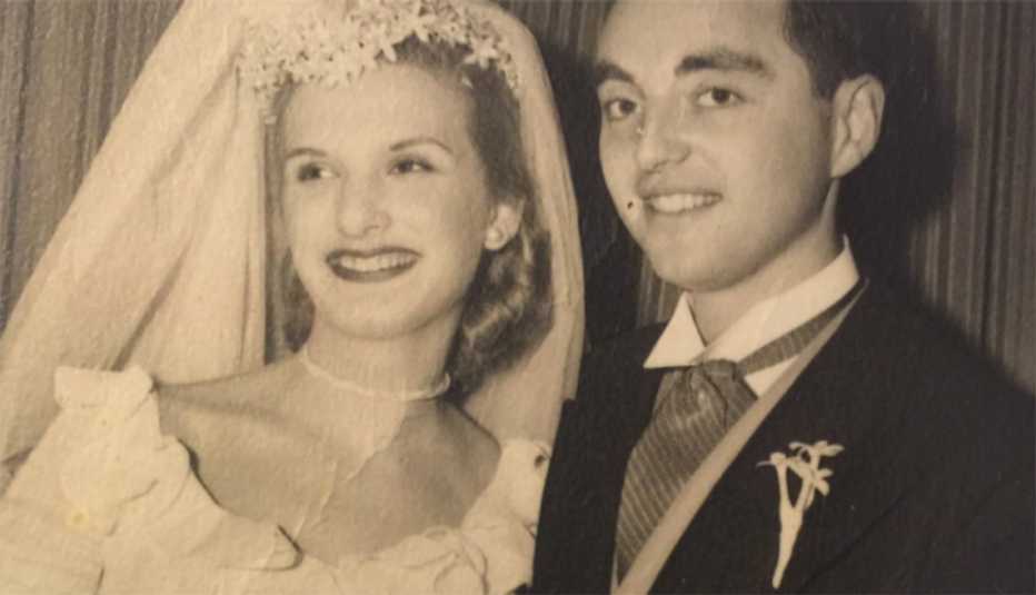 Warren Adler with wife Sonia on their wedding day in 1951 Warren Adler with wife Sonia on their wedding day in 1951