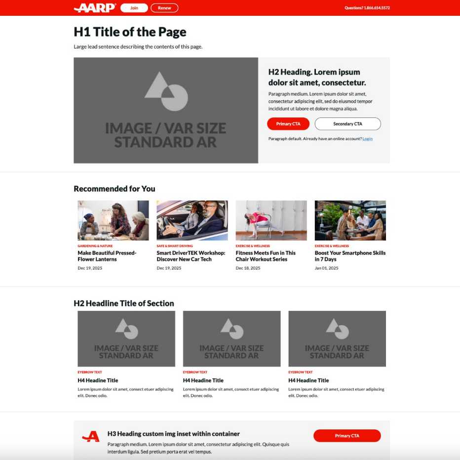 Membership Marketing Landing Page