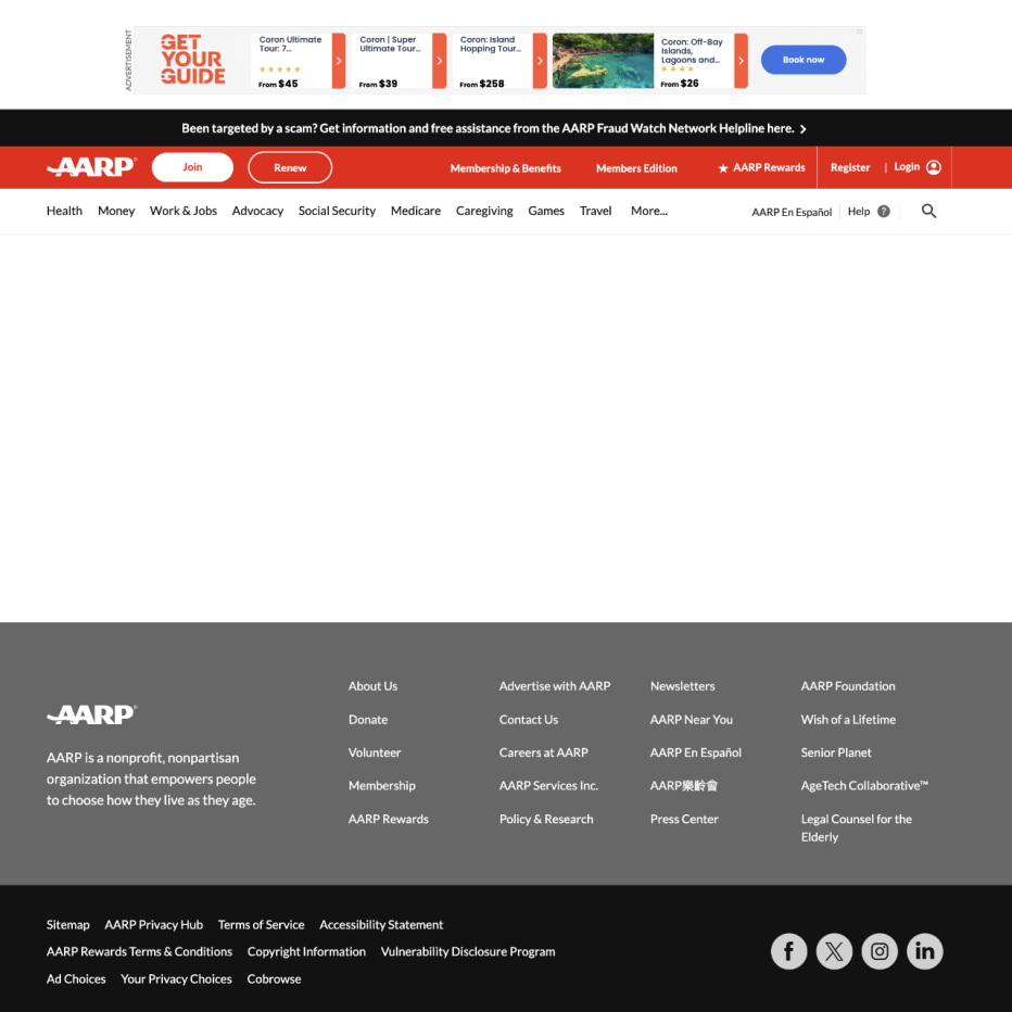 Page with Header Footer