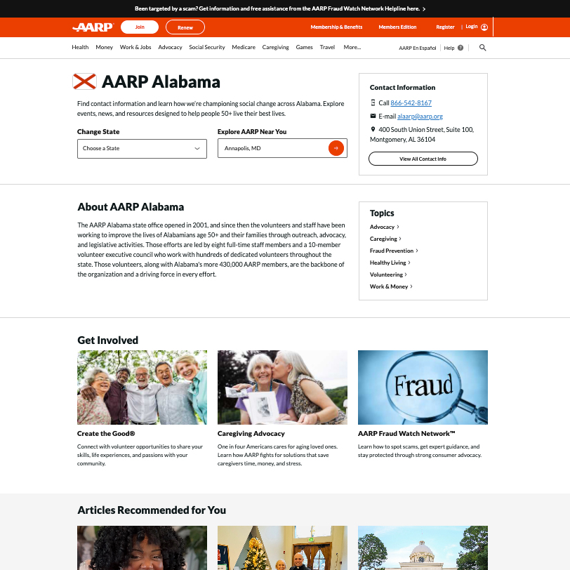Project AARP States