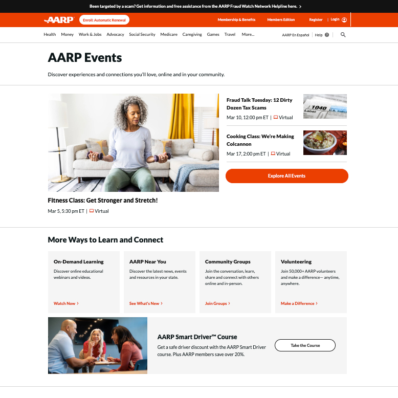 Project AARP Events