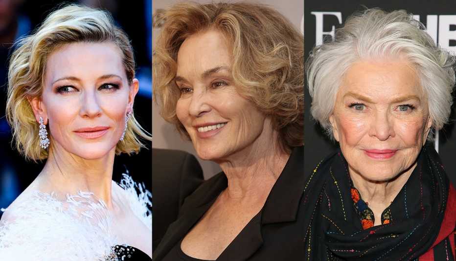  Cate Blanchett, Jessica Lange and Ellen Burstyn with wavy hair