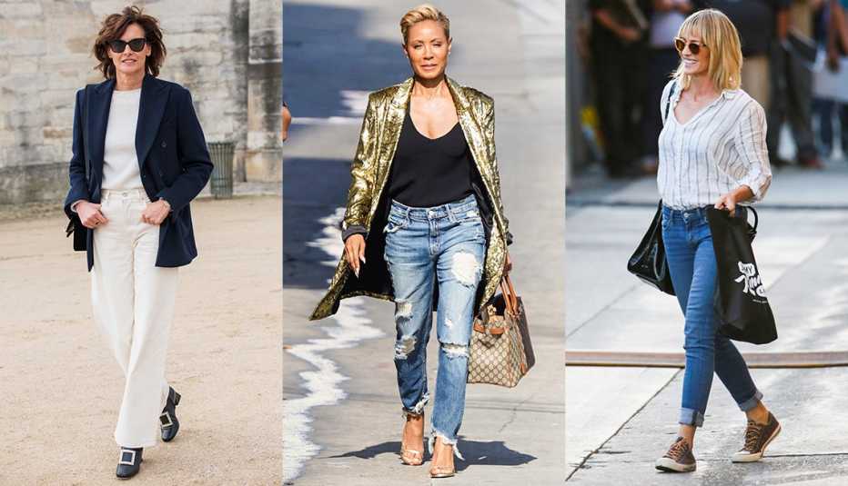 Ines de la Fressange, Jada Pinkett Smith and Robin Wright