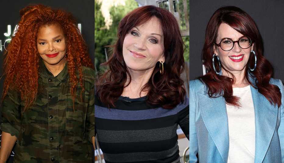 Janet Jackson, Marilu Henner and Megan Mullally