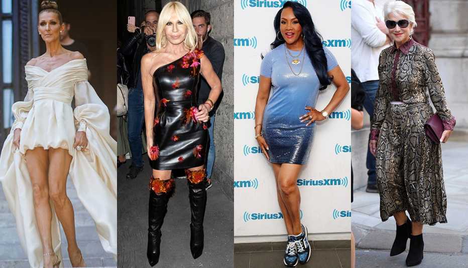 Celine Dion, Donatella Versace, Vivica A. Fox, Helen Mirren
