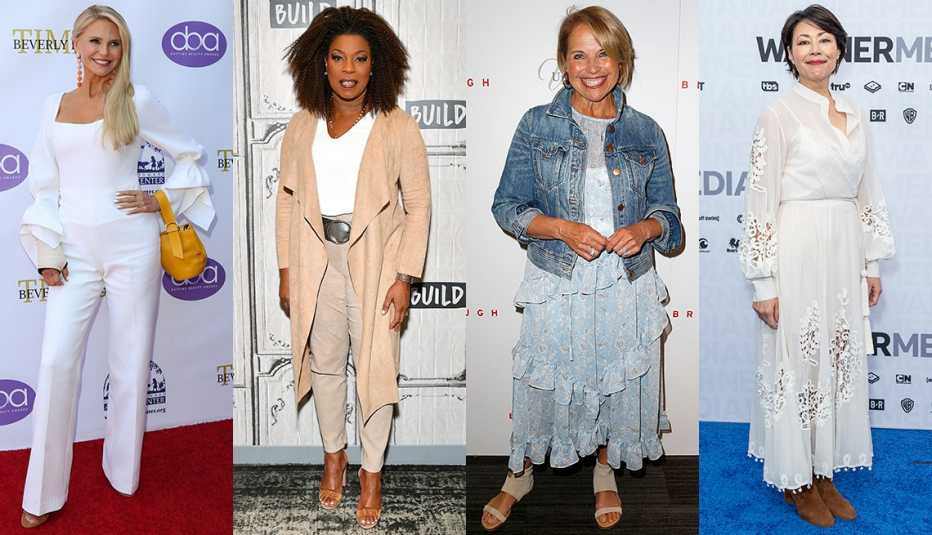 Christie Brinkley, Lorraine Toussaint, Katie Couric and Ann Curry