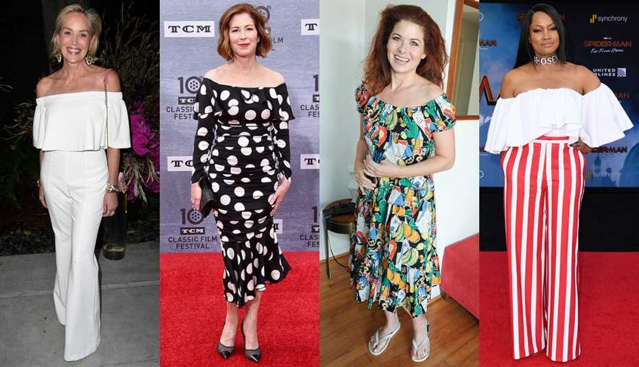Sharon Stone, Dana Delany, Debra Messing and Garcelle Beauvais
