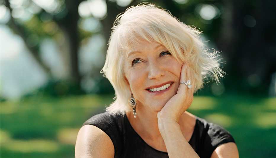 Actress Helen Mirren, Portrait, AARP Interview Actress Helen Mirren, Portrait, AARP Interview