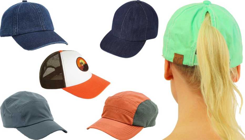 Mango Embroidered Mesh Cap Uniqlo U V Protection Denim Cap in 68 Blue C C Ponytail Messy Buns Baseball Cap San Diego Hat Company Lightweight Cap style O C M 4 6 5 6 in Rust Old Navy Nylon Tech Baseball Cap for Men in Olive Green Gap Baseball Hat in Denim