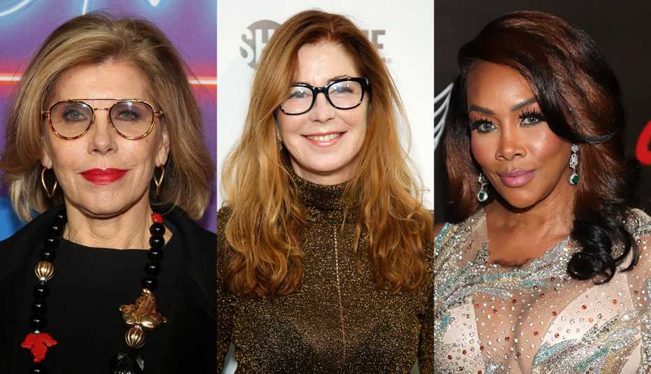 Christine Baranski, Dana Delany and Vivica A Fox with chunky and discreet highlights