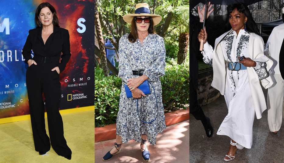 Marcia Gay Harden Angelica Huston and Angela Bassett
