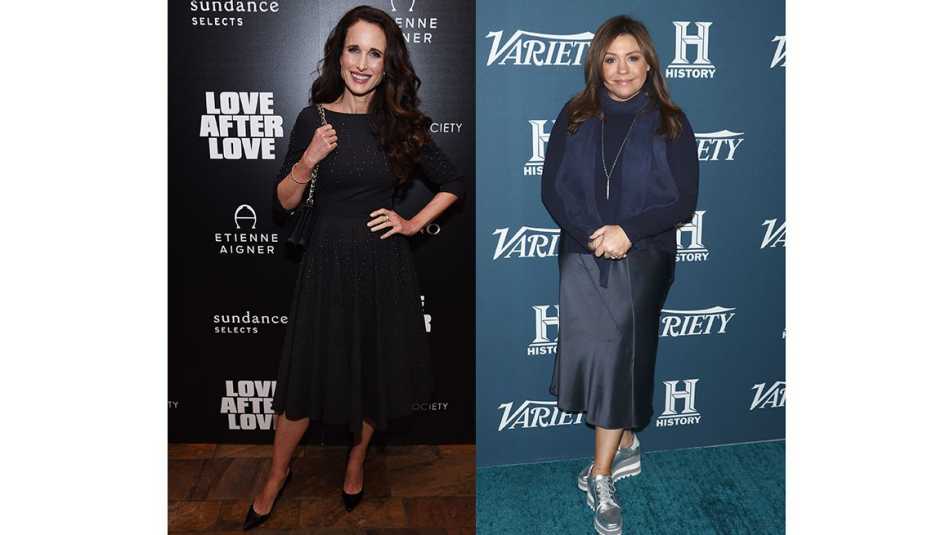 Andie MacDowell and Rachel Ray