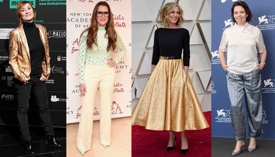shiny clothing worn by celebs