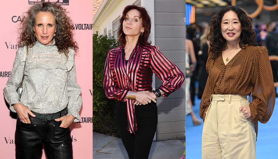 celebs wearing fancy blouses