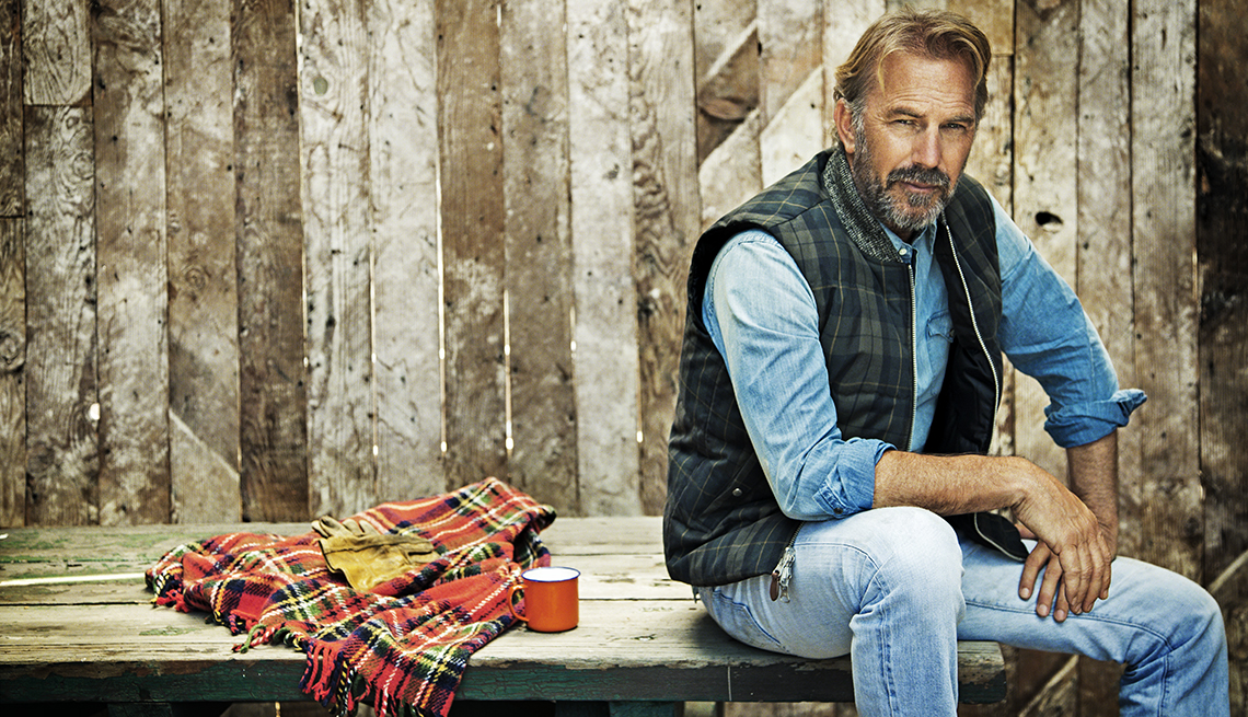 Portrait, Actor, Kevin Costner, AARP Interview