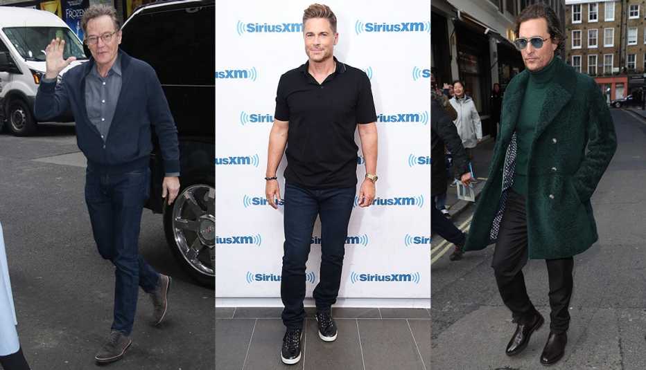 Bryan Cranston, Rob Lowe and Matthew McConaughey