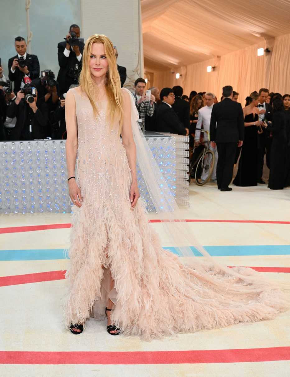 Nicole Kidman at the 2023 Met Gala held at the Metropolitan Museum of Art in New York Nicole Kidman at the 2023 Met Gala held at the Metropolitan Museum of Art in New York