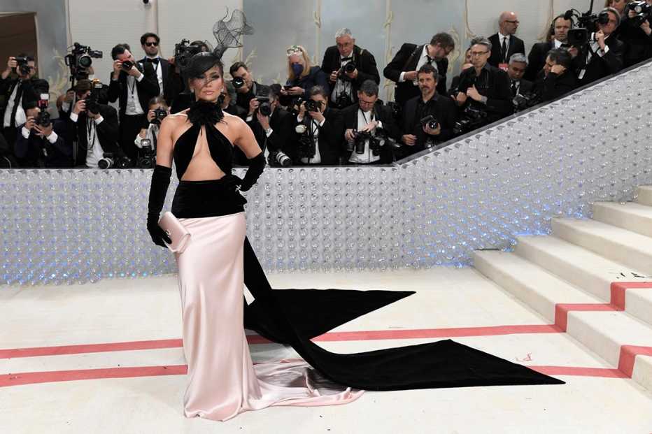 Jennifer Lopez on the red carpet at The Met Gala at the Metropolitan Museum of Art in New York City Jennifer Lopez on the red carpet at The Met Gala at the Metropolitan Museum of Art in New York City