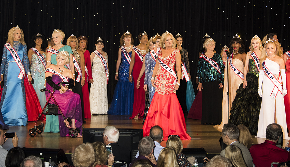 Ms Senior America, contestants 