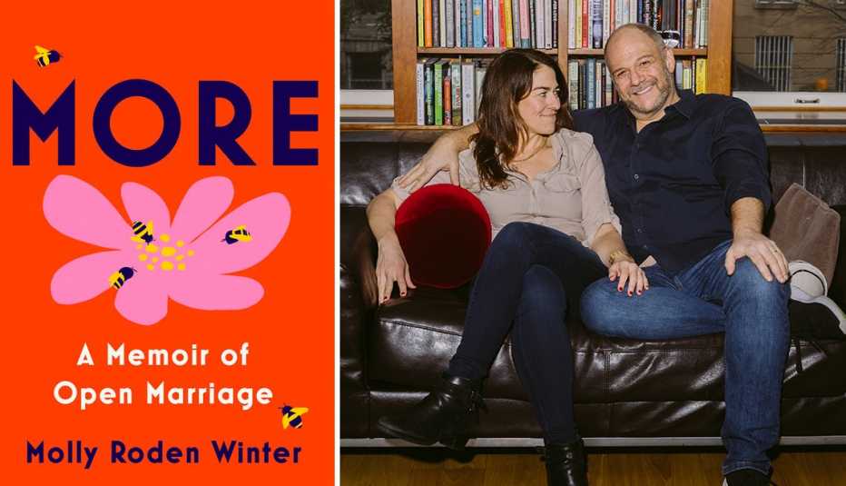 left the book cover of more right author molly roden winter and her husband stewart