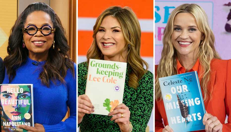 from left to right oprah winfrey then jenna bush hager then reese witherspoon