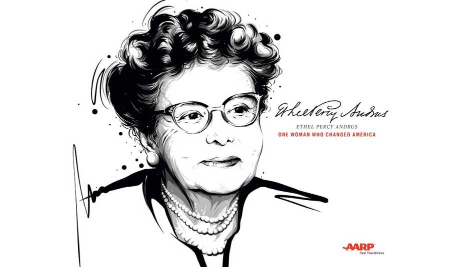 Book cover of Ethel Percy Andrus: One Woman Who Changed America