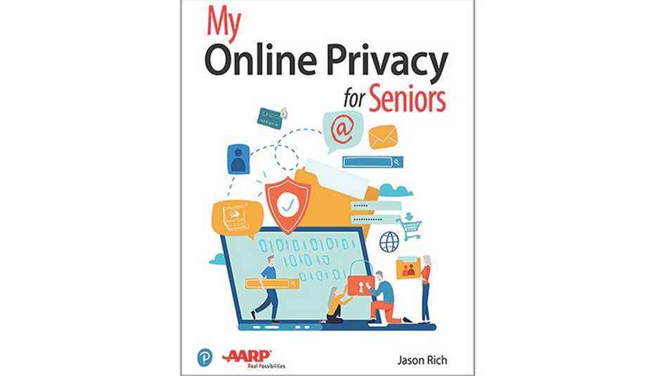 Book cover reads My Online Privacy for Seniors
