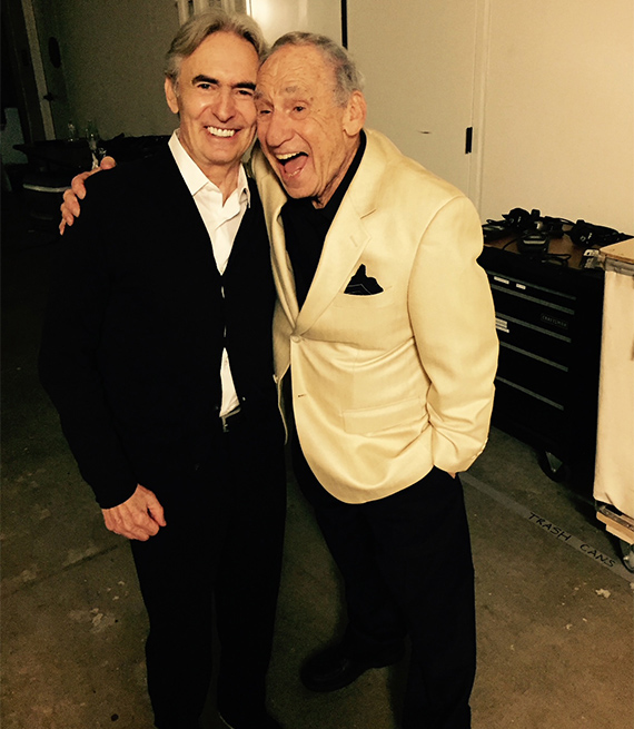 David Steinberg and Mel Brooks circa 2015