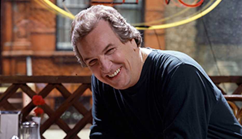 Danny Aiello on the set of a movie
