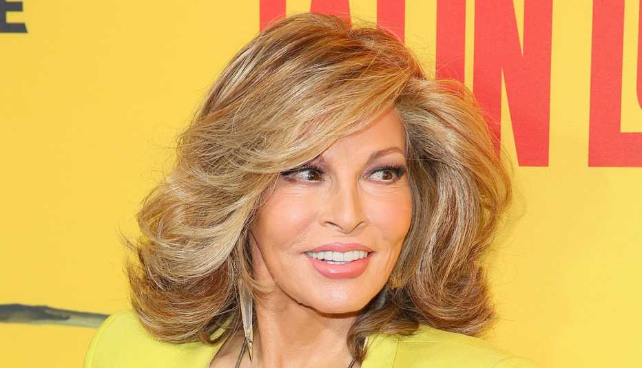 Raquel Welch at the premiere of "How To Be A Latin Lover"