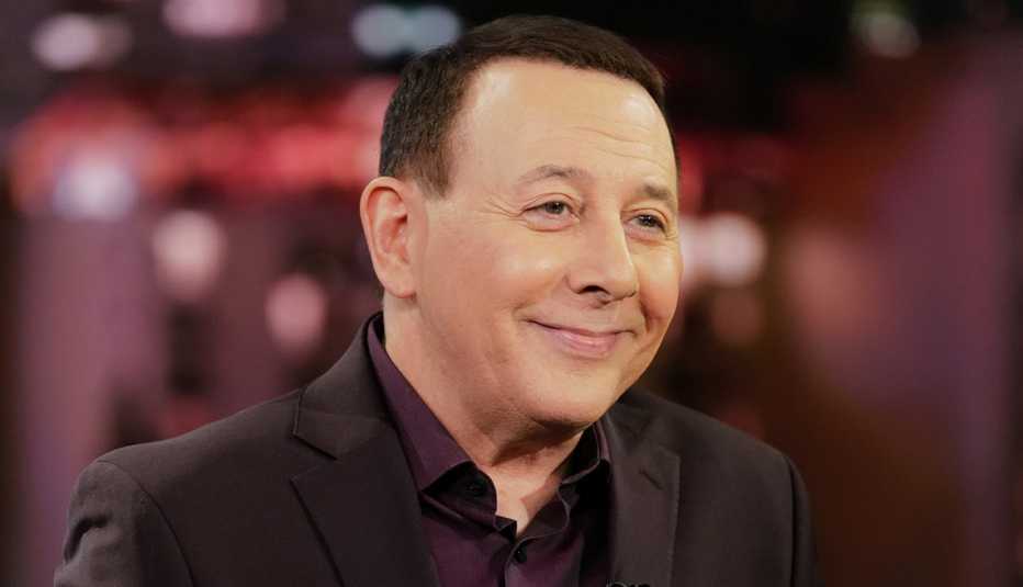 Comedian Paul Reubens making an appearance on Jimmy Kimmel Live