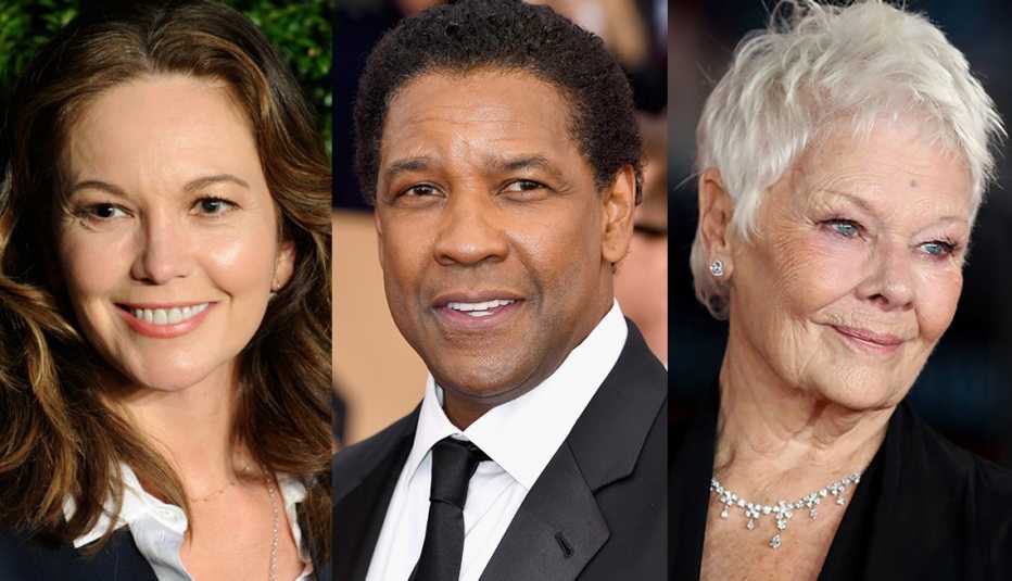 Diane Lane, Denzel Washington and Judi Dench