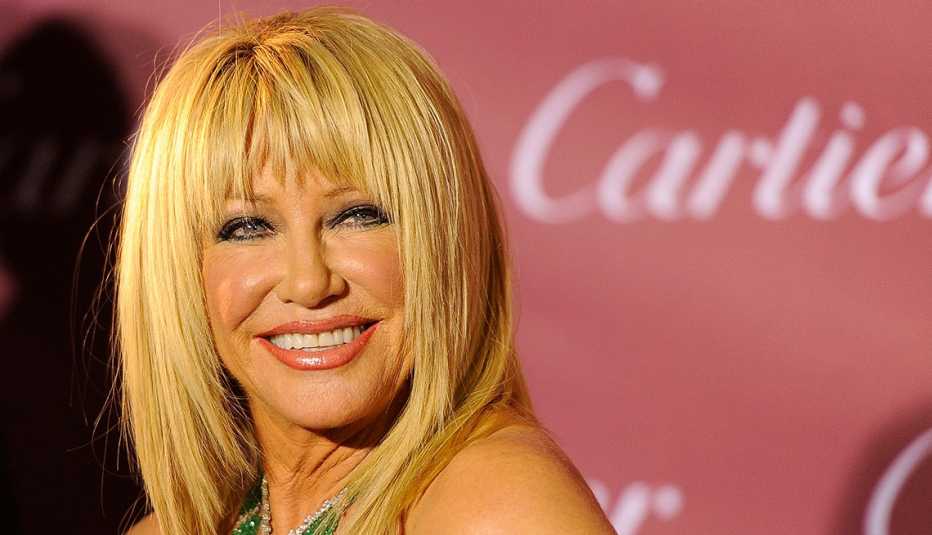 suzanne somers at the 26th annual palm springs international film festival awards gala at the palm springs convention center