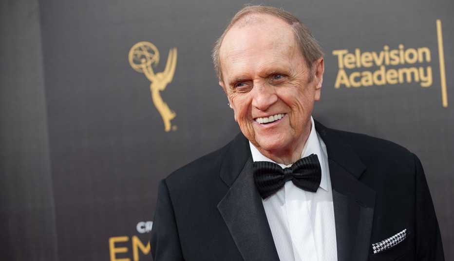 Bob Newhart smiles on the red carpet at the Creative Arts Emmy Awards at the Microsoft Theater in Los Angeles. bob newhart smiles on the red carpet at the creative arts emmy awards at the microsoft theater in los angeles
