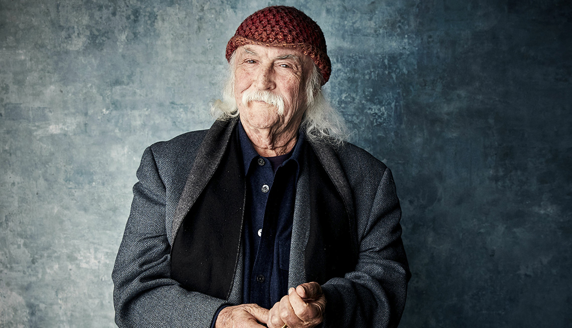 David Crosby poses for a portrait in Park City, Utah